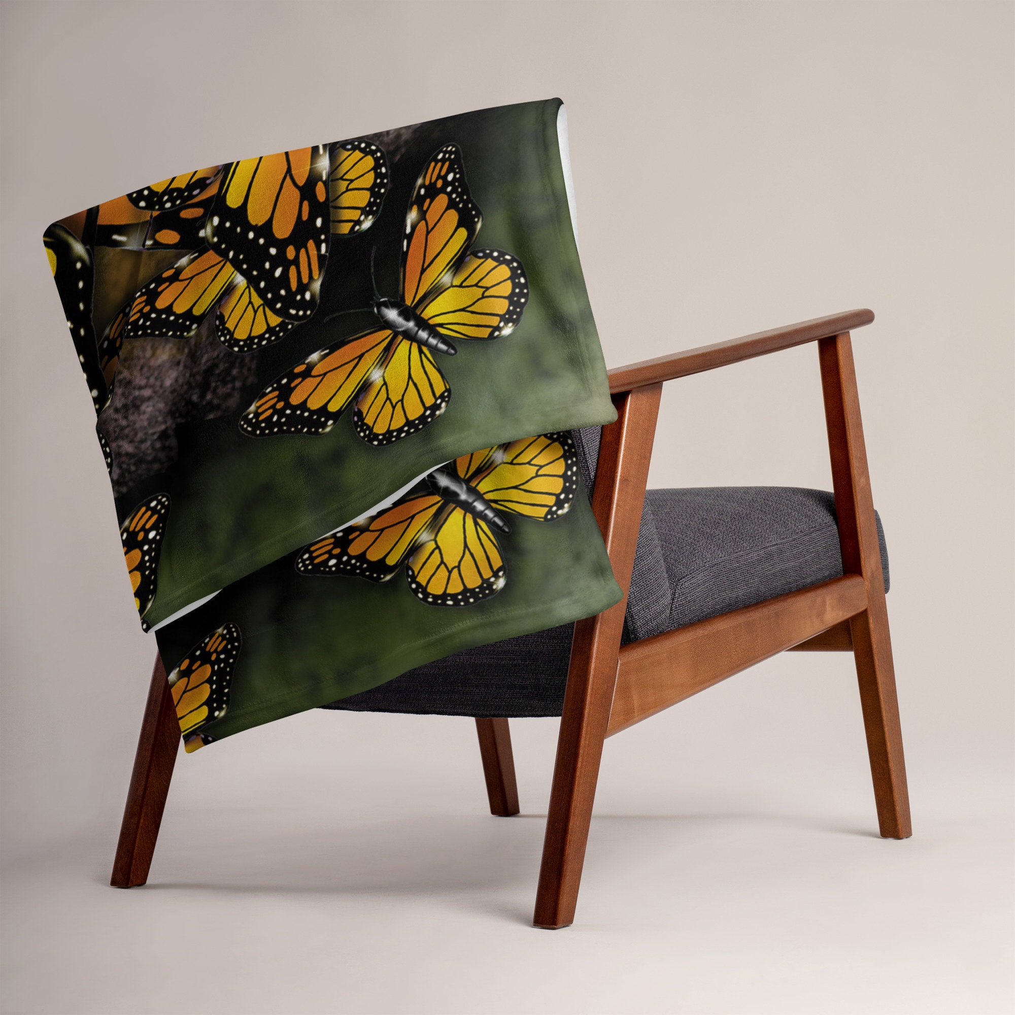 Monarch butterfly blanket hotsell