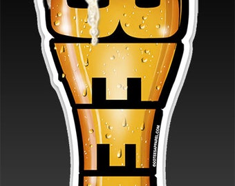 Beer Pint  Sticker