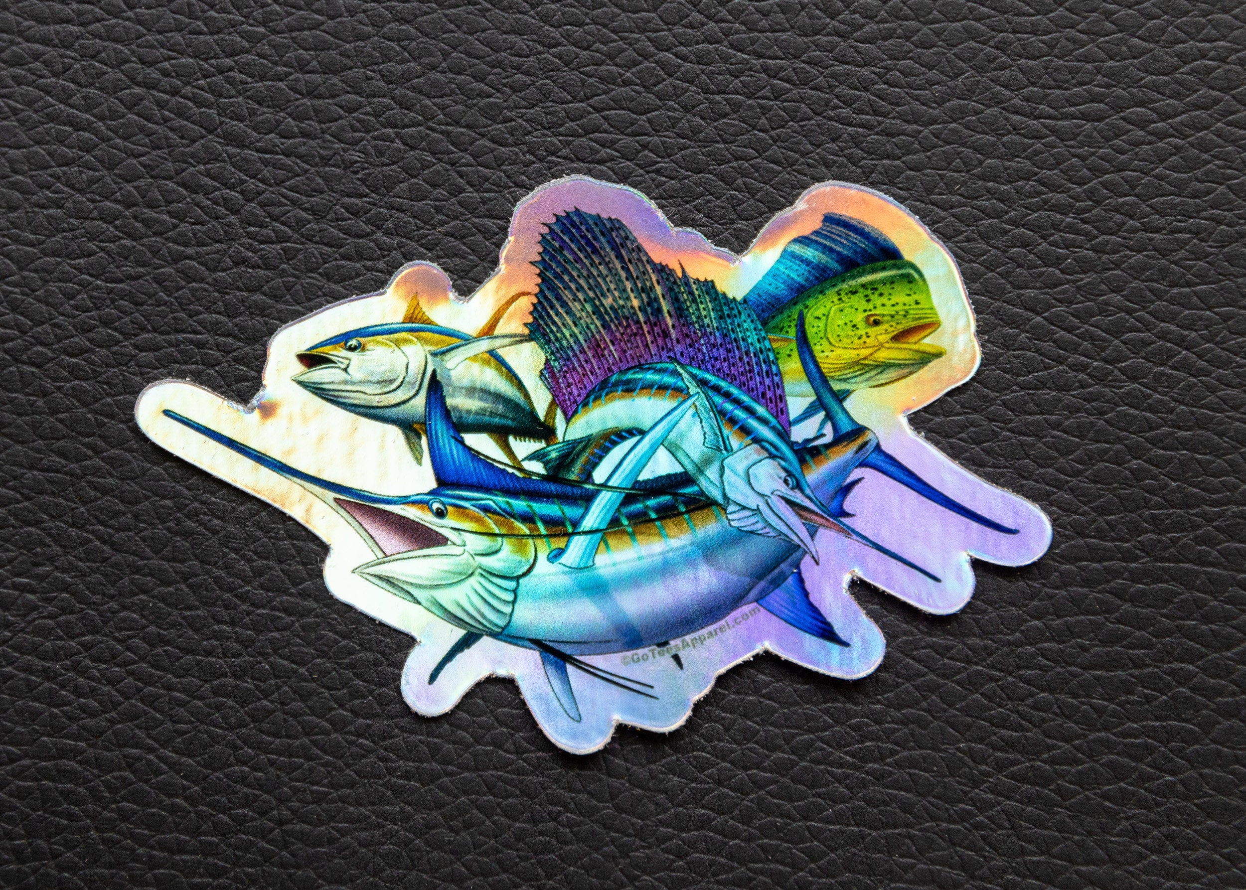 Hoverfish Sticker Sport Fish Group - Holographic Sticker - Etsy