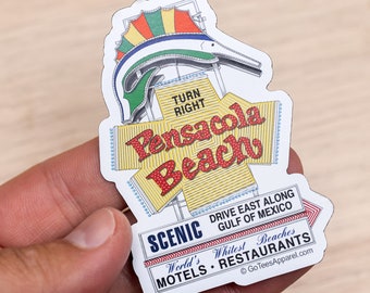 Pensacola Beach Sign Magnet