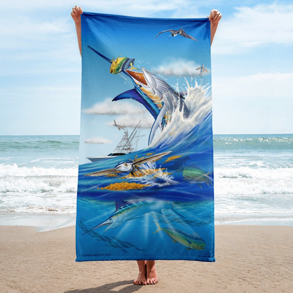 Fishing Beach Towel 