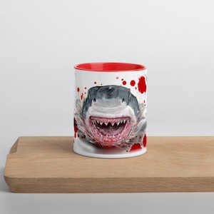 Shark Attack - Color Accent Mug