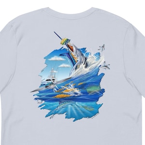 Offshore fishing scene - Unisex t-shirt