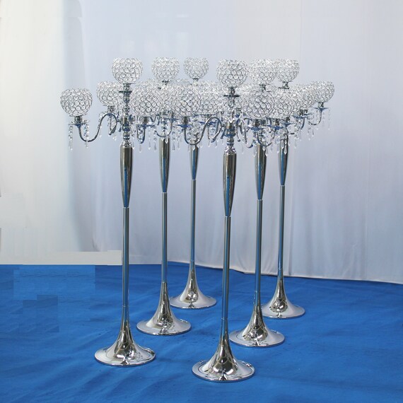 Large wedding candle holders deals