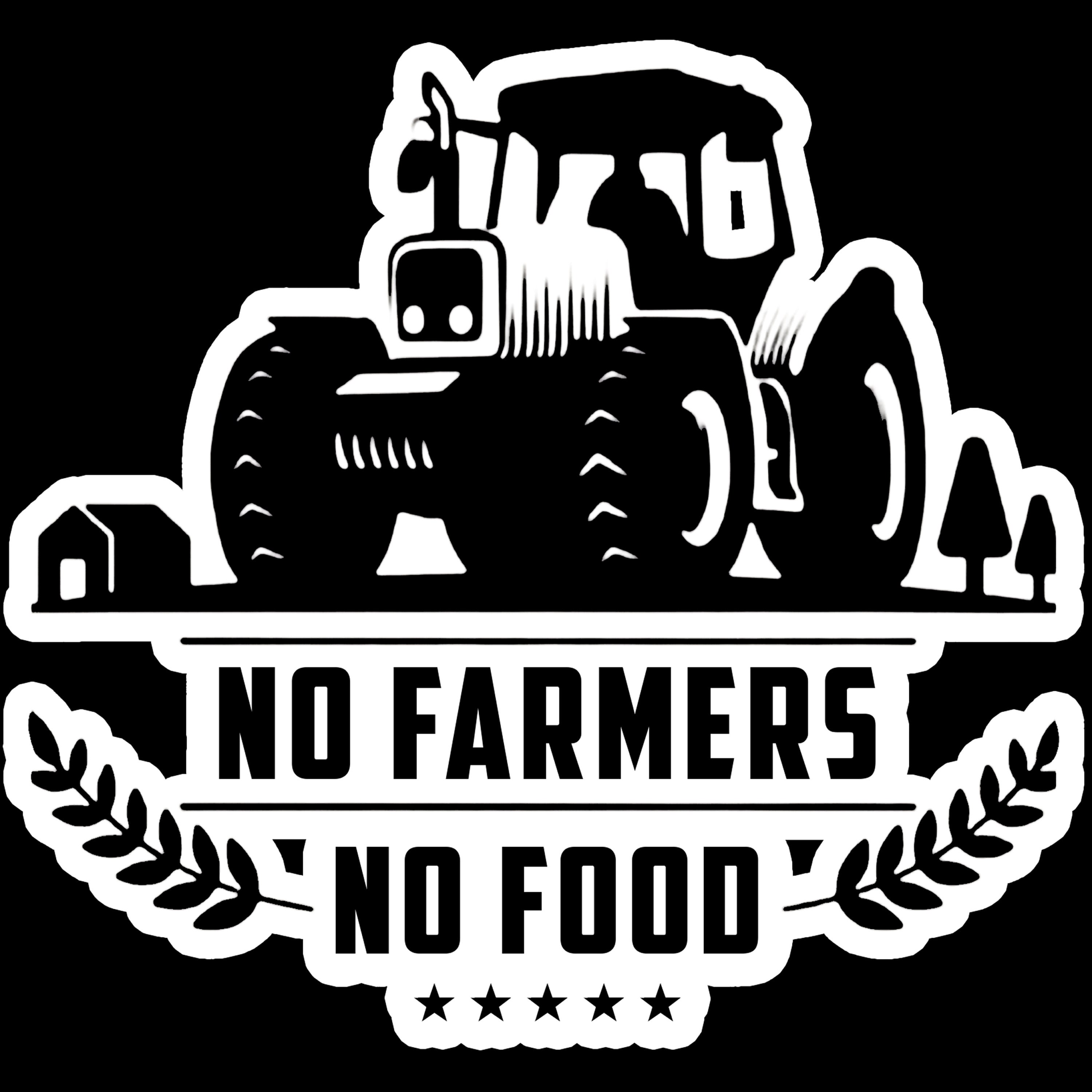 No Farmers No Food Stickers Kisan Rally Protest Sticker Etsy
