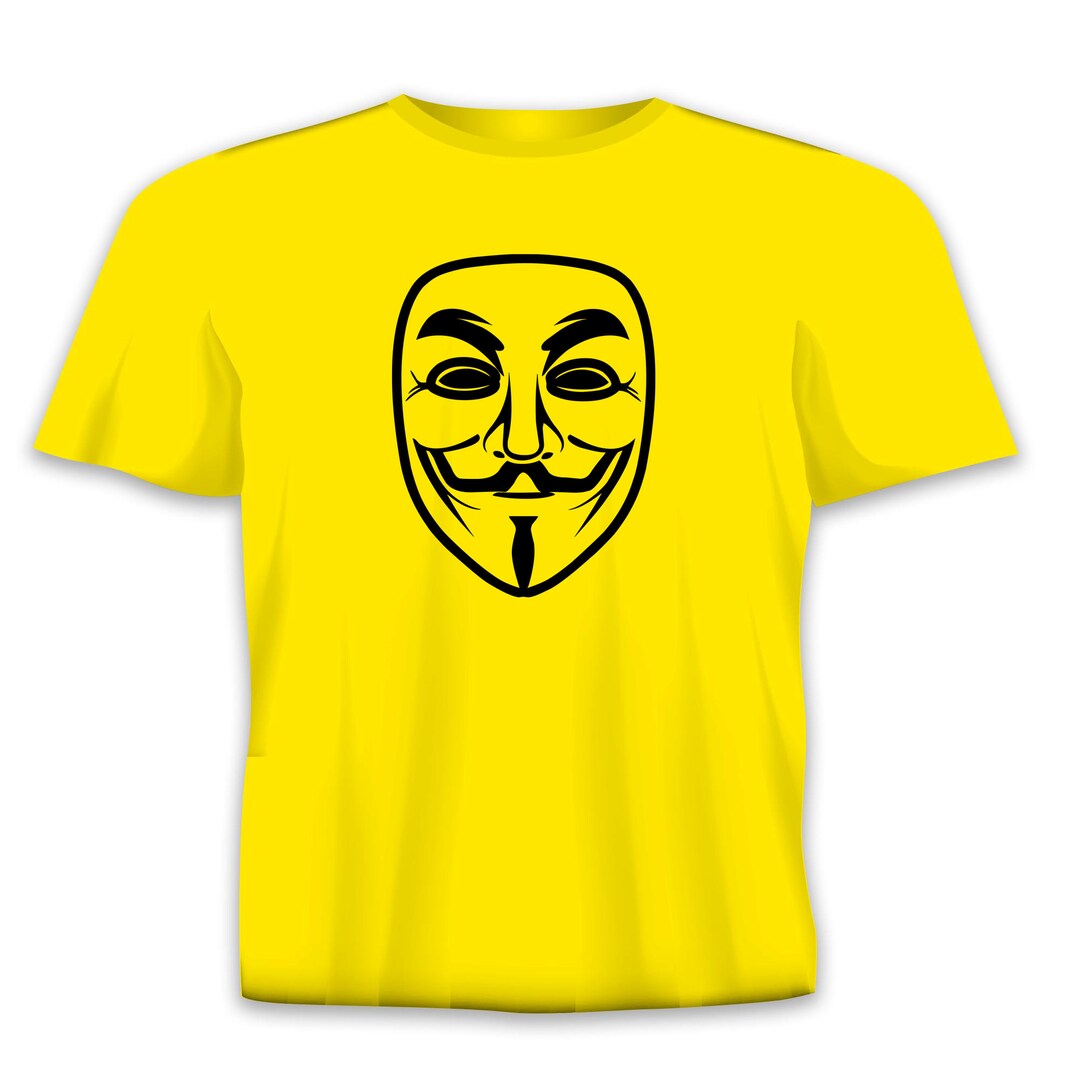 Anonymous Hackers Classic Mask World Guy Fawkes Mask Expect Us Etsy