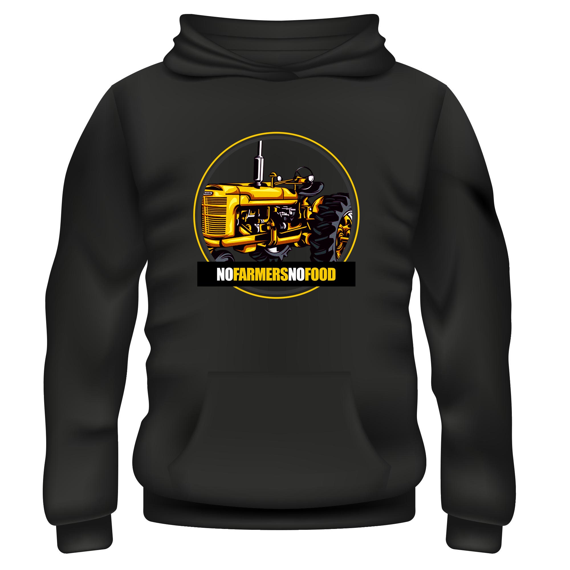 No Farmers No Food No Future Gold Tractor Kisan Protest Hoodie Etsy