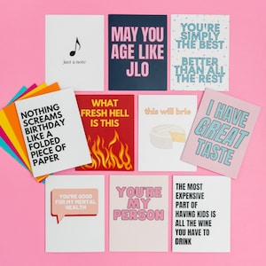 Le paquet ultime de cartes de vœux pour un joyeux anniversaire | Anniversaire drôle Anniversaire meilleur ami Anniversaire drôle