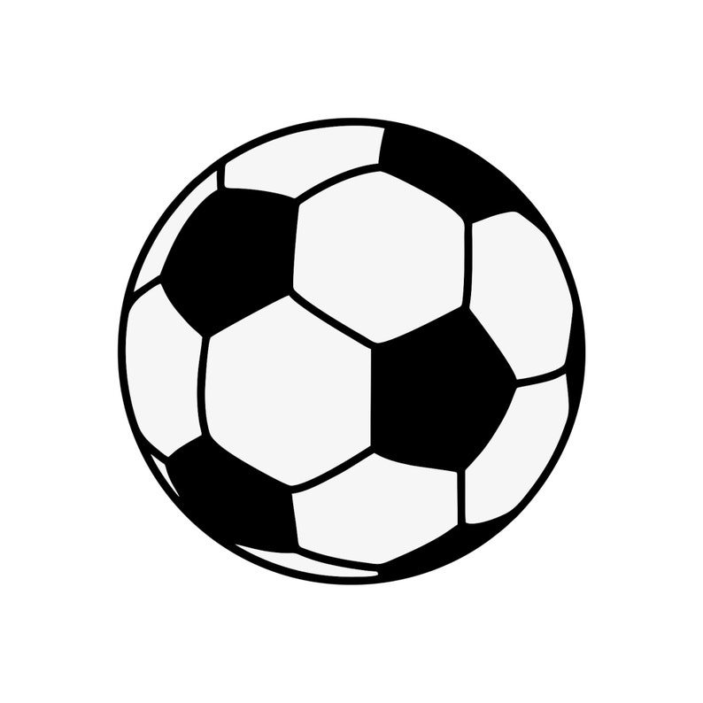 pallone da calcio in formato SVG/calcio in formato SVG/download digitale immagine 1