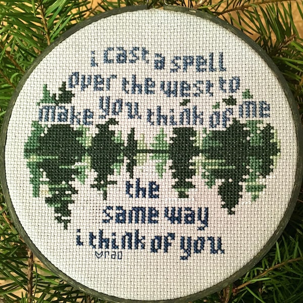 Bang the Doldrums Fall Out Boy Cross Stitch Pattern