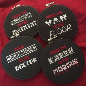 Desert Song Pattern My Chemical Romance Cross Stitch Set