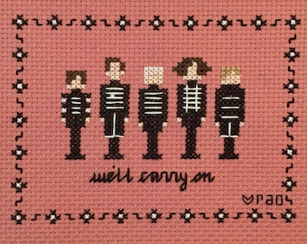 Wzór Black Parade – haft krzyżykowy My Chemical Romance