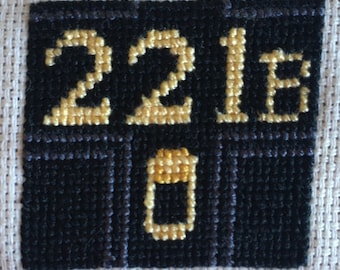 221B Pattern - Sherlock Holmes Baker Street Cross Stitch