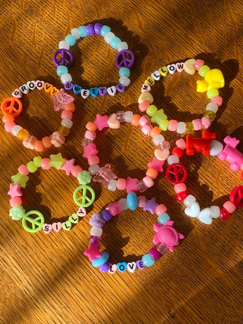 Glow in the Dark Kidcore bracelets Customs available Etsy