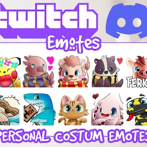 Emotes personalizados de Twitch y Discord Streamer Emote