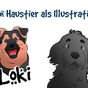パーソナライズされた犬猫のイラスト - 手描きのペット - 絵画女性男性男性女性カスタマイズ可能