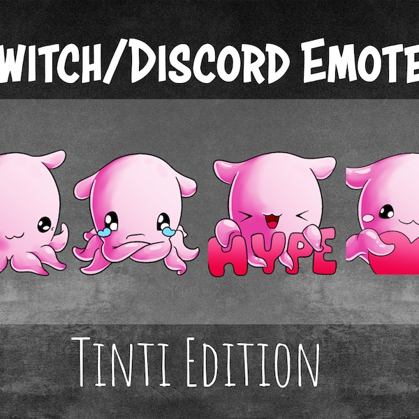 Squid Emote Etsy