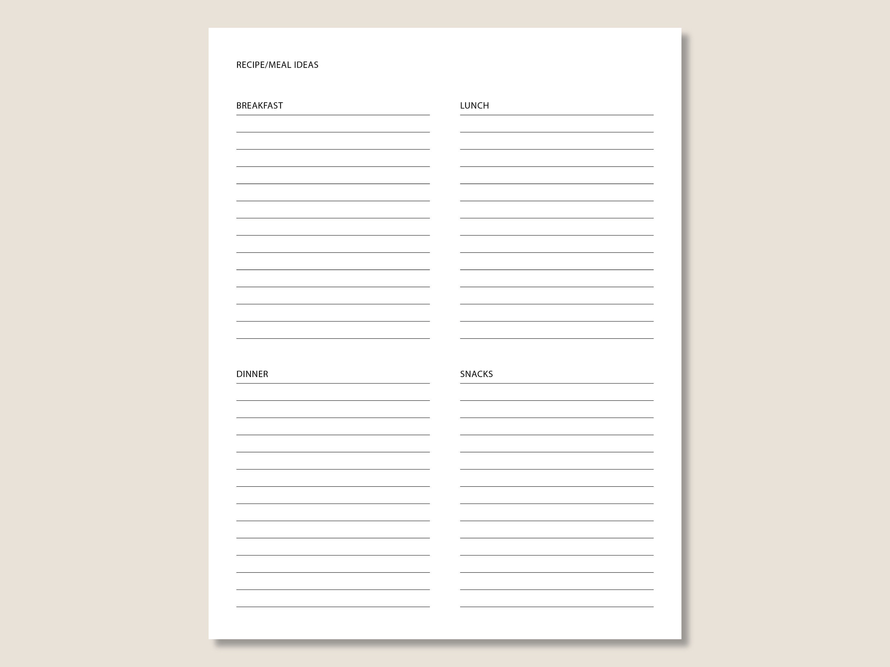 Home &amp; Work Printable Planner Planner Bundle Planner for Busy Moms Life ...