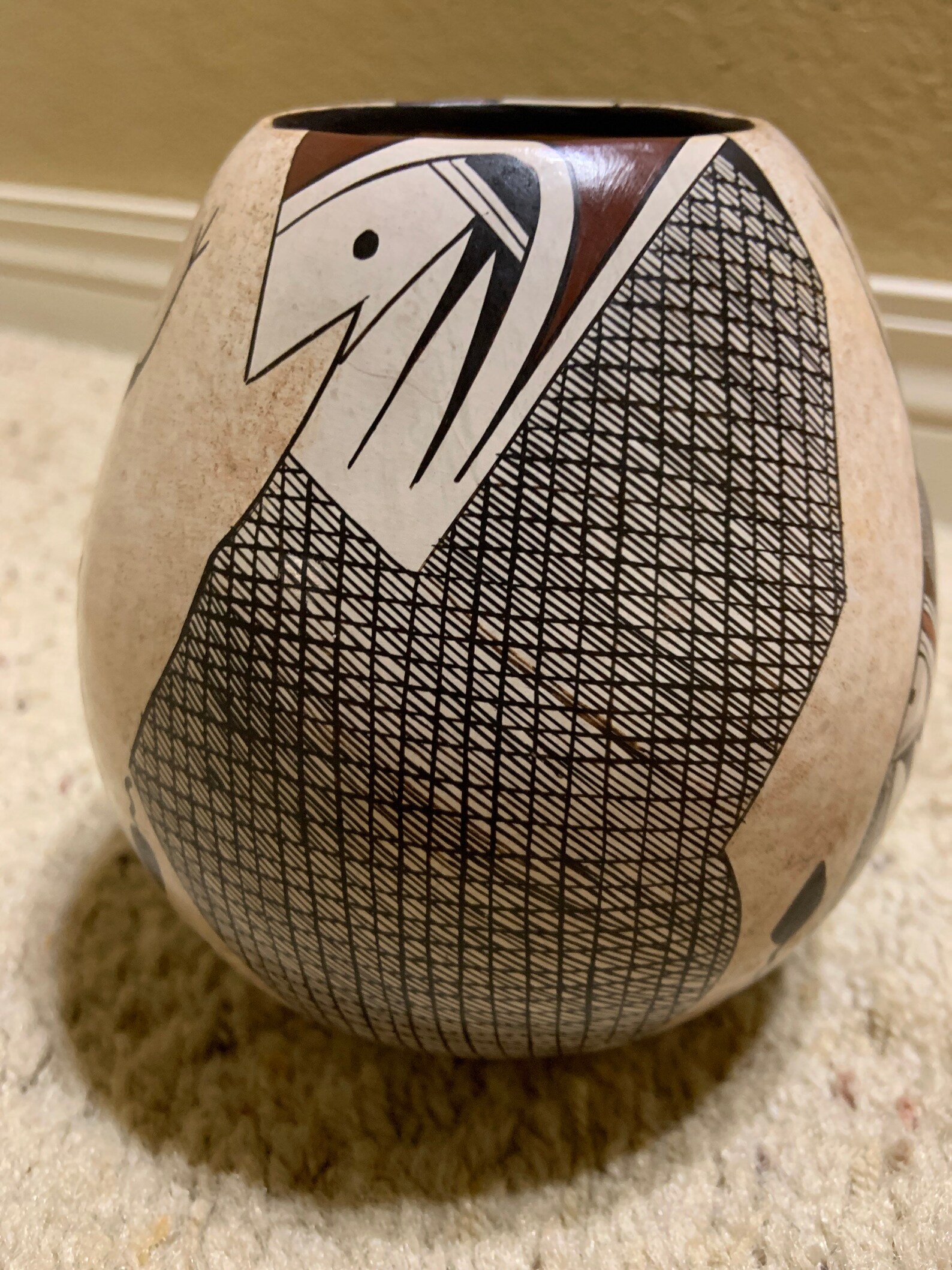 Hopi Pottery Polychrome Lizard Jar Etsy