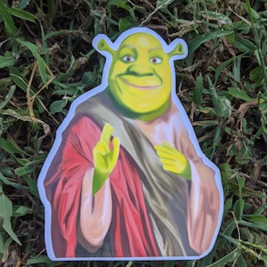Shrek stickers top
