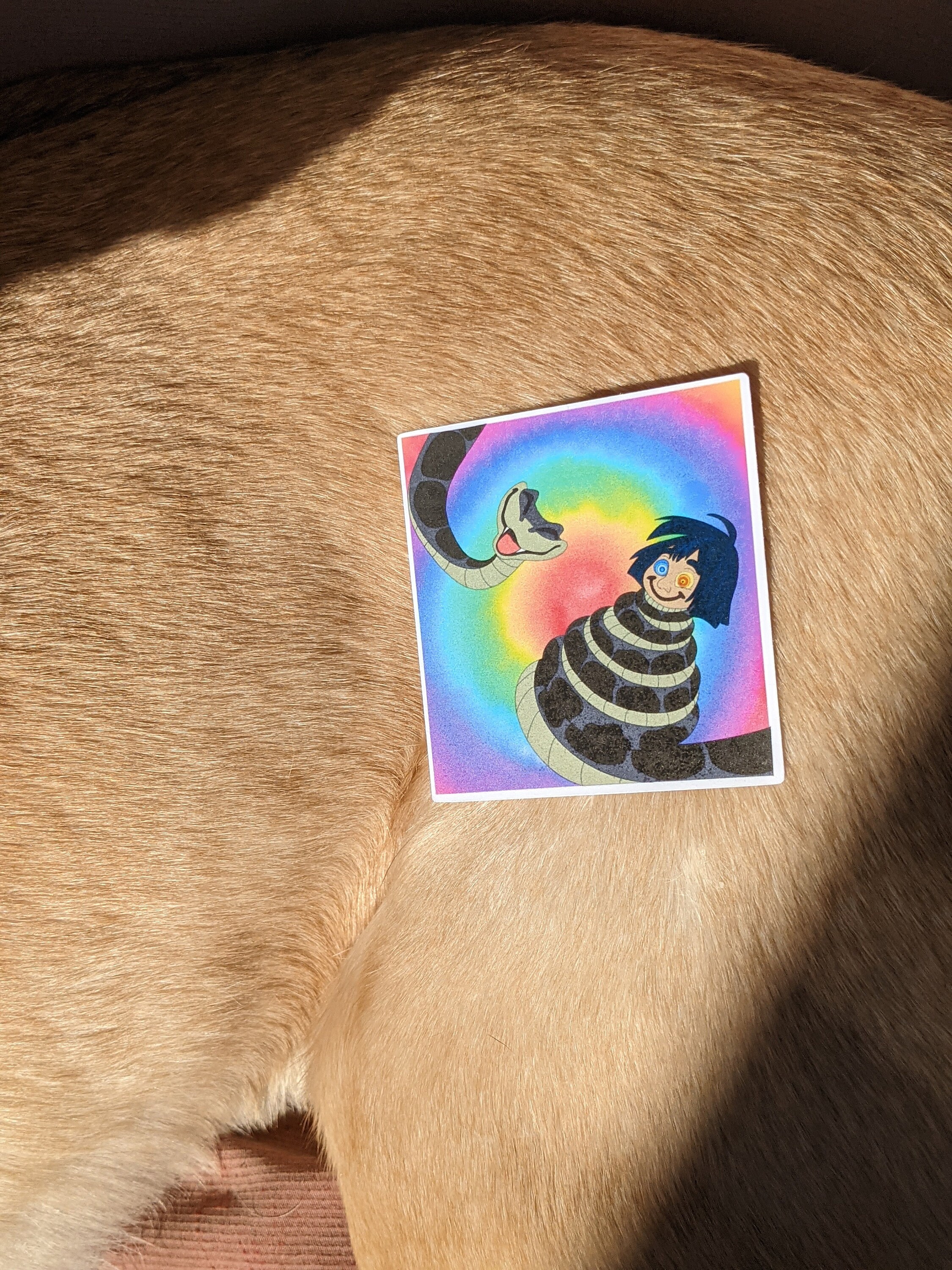 Jungle Book Man Cub and Kaa Trippy Sticker Jungle Book Decal Etsy