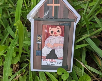 Annabelle Stickers, Annabelle, the conjuring, ragedy Ann doll stickers, ragedy Anne, gifts for friend, alternative gifts, Halloween stickers