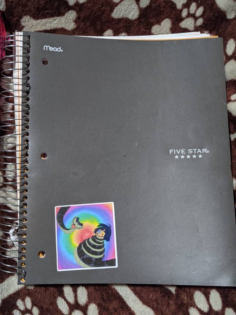 Jungle Book Man Cub and Kaa Trippy Sticker Jungle Book Decal Etsy