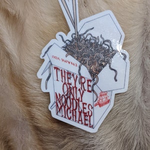 Lost boys sticker, vampire stuff, ramen sticker, movie quote decal, laptop sticker, gift for friends, vampire stickers, Michael sticker