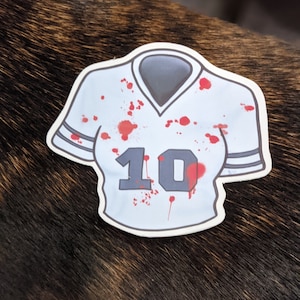 Scream 1996 sticker, scream franchise sticker, horror movie stickers, Tatum shirt sticker, movie stickers, laminated decal, Tatum riley