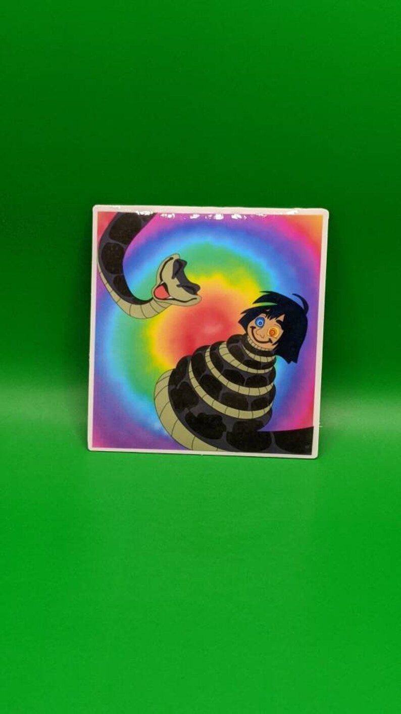 Jungle Book Man Cub and Kaa Trippy Sticker Jungle Book Decal Etsy
