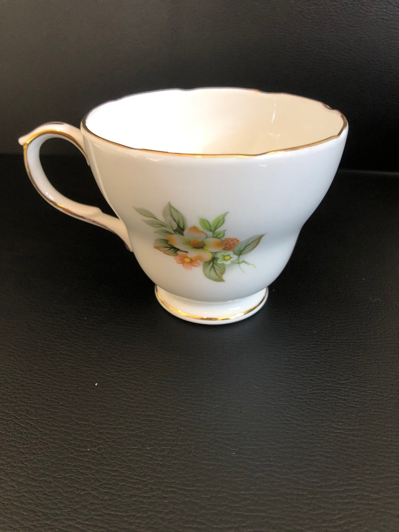 Duchess Bone China Teacup and Saucer Set, Made in England. Pattern 397 Dogwood Etsy