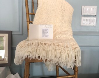 Heirloom Sampler Lap Blanket - Afghan - NO TWO ALIKE!