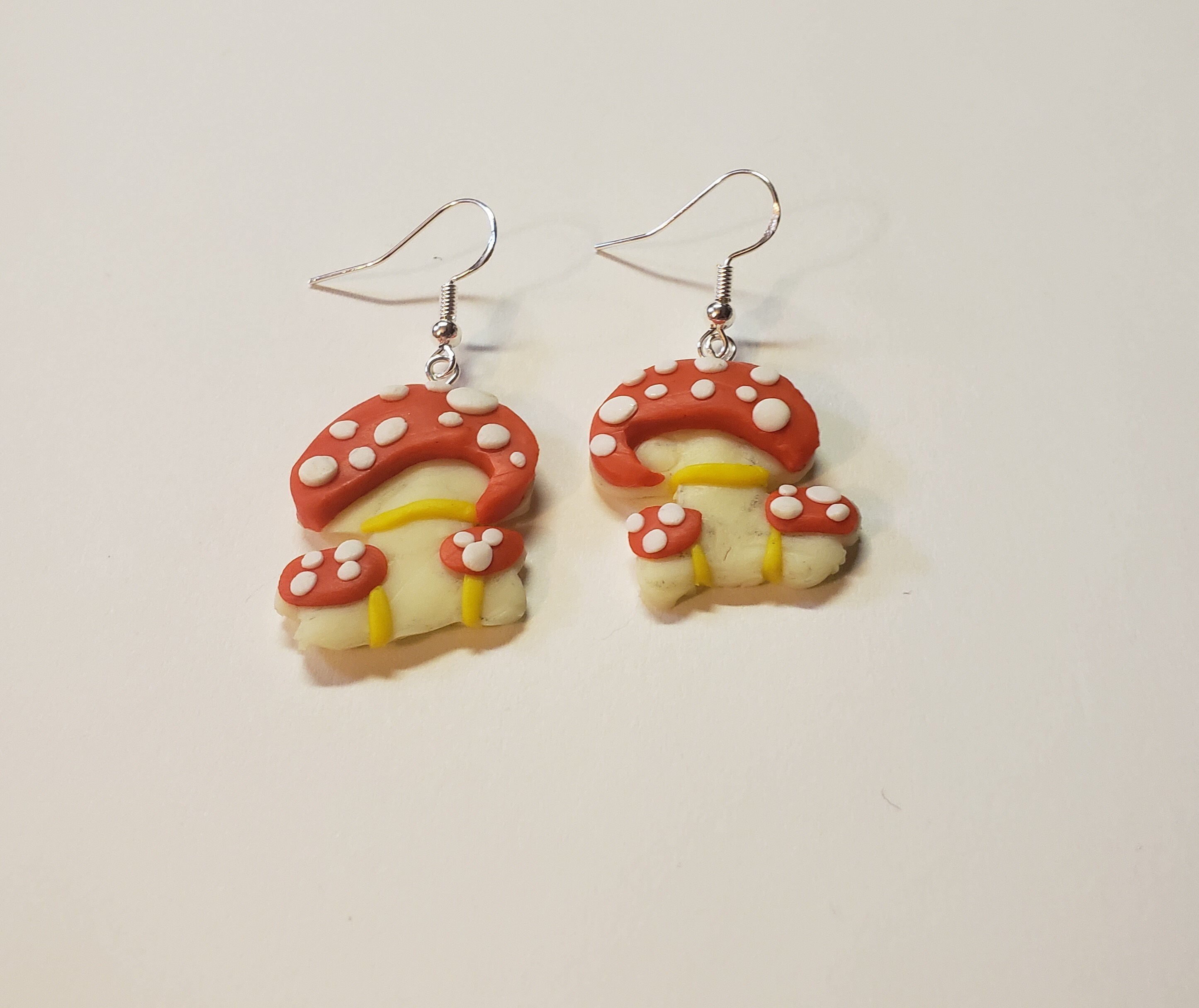 Mushroom Earrings Etsy