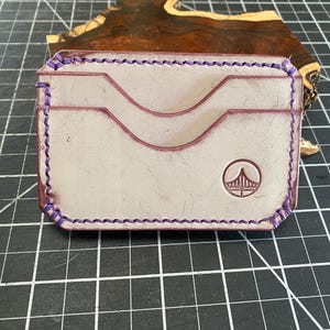Cartera minimalista de cuero hecha a mano / Cuero italiano de primera calidad / EDC