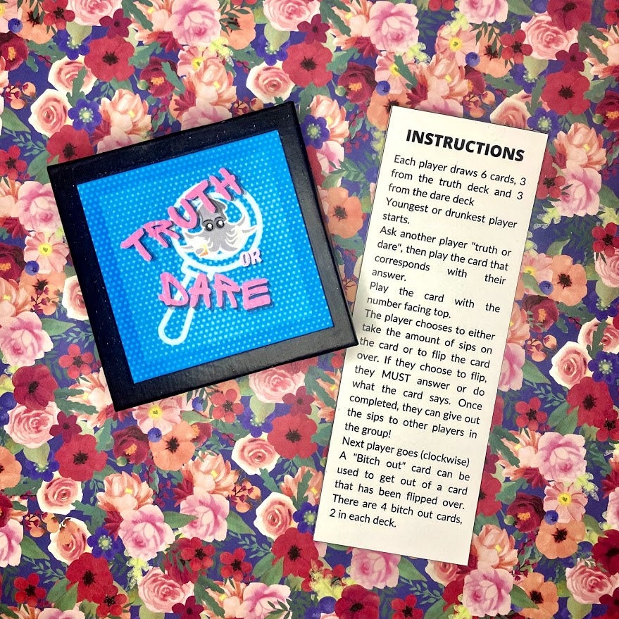 Truth or Dare Drinking Card Game