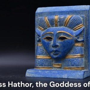 Marvellous Handcrafted Goddess Hathor Statuette,Goddess of Beauty,Beaven in the Ancient Egyptian Mythology Statue Altra Egypt Made in Egypt