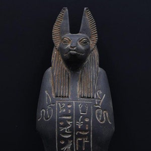 Ancient Egyptian Antiquities Anubis Statue B.C. Pharaonic Rare Antique Stone Sculpture