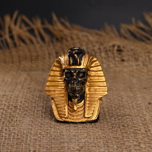 King Tutankhamun head ancient Egyptian king of Egypt the golden pharaoh sculpture Egyptian kings statues Handcrafted made in Egypt