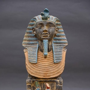 Nice Tutankhamun Mask ancient Egyptian king of Egypt the golden pharaoh sculpture Egyptian kings statues Handcrafted made in Egypt