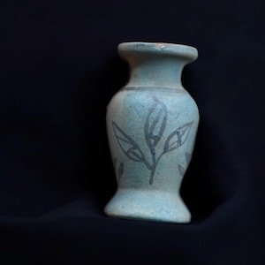 Egyptian Mythology Vase: Handmade Replica Art