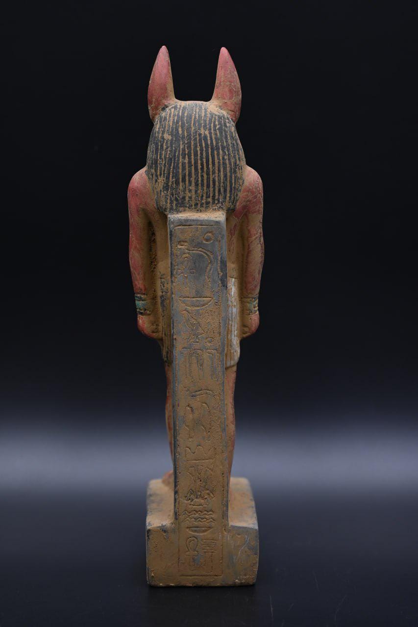 古代エジプトの遺物 アヌビス像 紀元前 ファラオ時代の希少な
