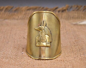 ラピスラズリのアヌビスのお守り：神の知恵の守護者 - Etsy 日本