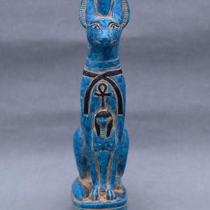 Alte ägyptische Antiquitäten Bastet Statue - Seltene Pharaonische Stein Antiquität B.C. Statue