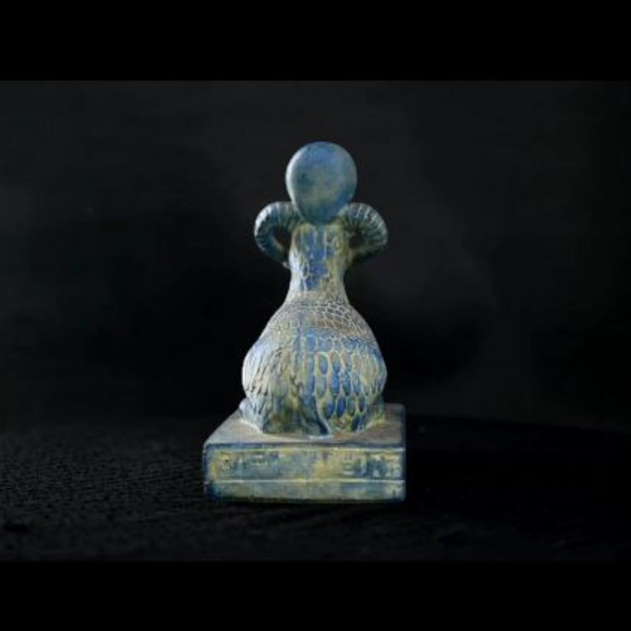 クヌム像：エジプトの雄羊神のレプリカ、古代の装飾 - Etsy 日本