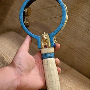 Sekhmet marvellous Sistrum of Goddess Sekhmet Ancient Egyptian instrument Great Sound Sekhmet the Goddess of War,powerful Hand-Carved in Egy