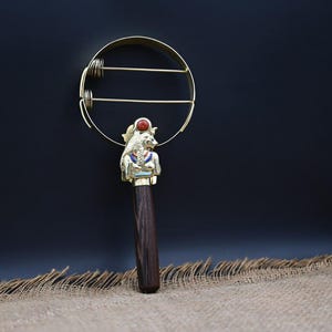 Sekhmet marvellous Sistrum of Goddess Sekhmet Ancient Egyptian instrument Great Sound Sekhmet the Goddess of War,powerful Hand-Carved in Egy