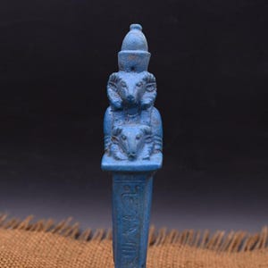 God Khnum, Egyptian Ram, Egyptian Statue, Rare Antique Statue, Ancient Egyptian Antiques Replica, Good Present BC