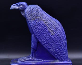 Nekhbet Statue: Lapis Lazuli Egyptian Goddess of Protection
