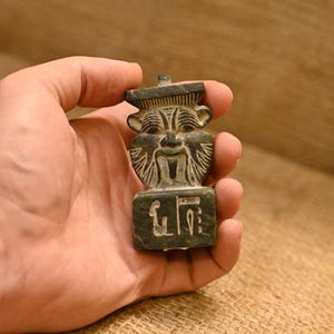 Ancient Egyptian Bes Amulet: God of Joy & Protection