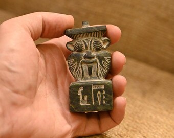 Ancient Egyptian Bes Amulet: God of Joy & Protection
